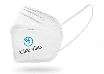 Bedruckte FFP2 Maske für Bike Villa