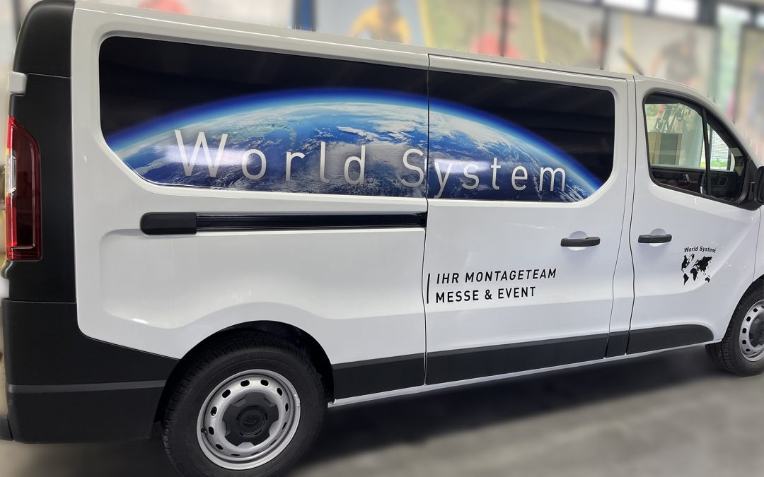 Fahrzeugbeklebung für World System GmbH