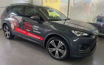 Fahrzeugbeklebung für OTM Traumhaus Massivbau GmbH